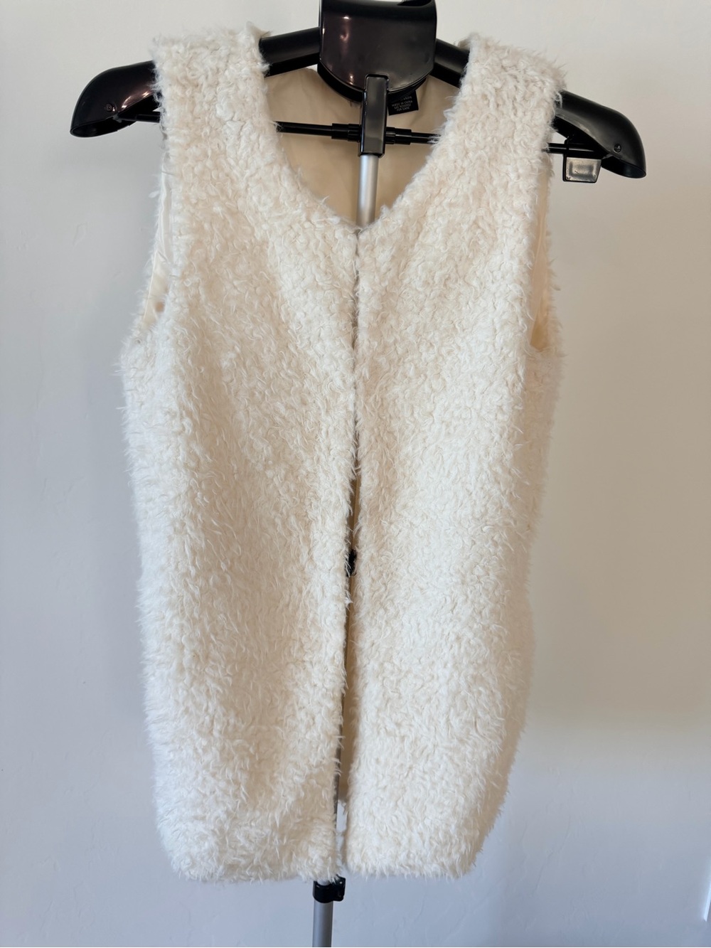 Windsor Cream Faux-Shearling Vest